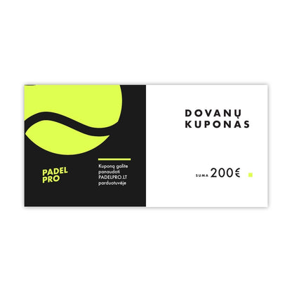 Elektroninis dovanų kuponas